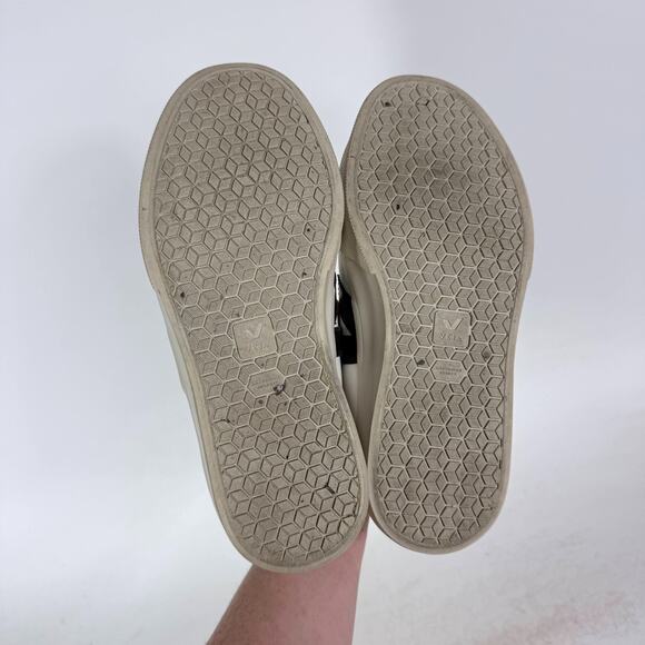 Veja Campo Sneakers Women's 7 White Leather Lace Up Low Top Athletic Shoes - Picture 8 of 10